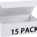 15 Pack Magnetic Gift Box With Lid 9.5x6x3,White Gift Boxes Bulk,Luxury Bridesmaid Proposal Box,Small Magnetic Closure Box Boxes For Presents,Wedding,Business