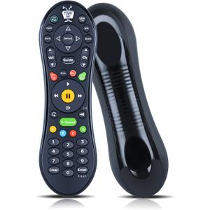Replacement Remote Control for TiVo Mediacom RCN TIVO SMLD-00266-000 URC-7020BC0-XXXX-R LCD LED TV Controller (IR and RF) - Black