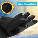Cierto Thermal Touchscreen Gloves for Running & Cycling, Windproof Cold Weather Gloves for Men & Women, Hiking and Driving Warm Gloves with Touch Screen Fingers
