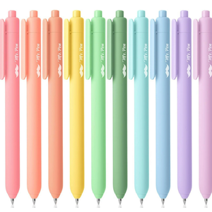 Mr. Pen- Retractable Gel Pens, 10 Pack, Pastel Color Ink Gel Pens, Gel Pens Fine Point 0.7mm, Retractable Pens
