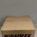 Kohree 14" RV Vent Fan 10 Speed Reversible: 12V Super Quiet RV Roof Vent Fan for Camper Trailer Bathroom, RV Exhaust Fan with Remote Control, Temperature & Rain Sensor, Removable Screen (Green)