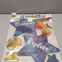 Carson Dellosa Galaxy 28 pc Bundle Motivational Bulletin Board Set, Planets, Star Cutouts and More Space Decorations With Positive Affirmations for Classroom Decor