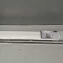 No Tools No Drill Light Filtering Roman Shades, White, 27"W × 48"H