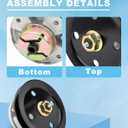 ACEBRI John Deere AM121342 AM121229 AM121342 AM116065 Spindle Assembly 54 Inch Mower Deck Parts for Oregon 82-333 for Rotary 11278 285-109 with Zerk Fitting