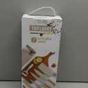 Knife Set, ZWJFDCBD 7-Piece Stainless Steel Kitchen Knife Set With Universal Knife Block, Non-stick Anti-Rust Knives Set for Kitchen, Super Sharp Knife Block Set with Removable Holder, Space Saving