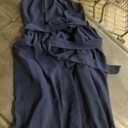  Halter Neck Maxi Dress, Navy Blue (Size 140)