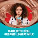 NEW Horizon Organic Shelf Stable No Added Sugar Lactose Free 1% Lowfat Chocolate Milk Boxes, 8 fl oz, 18 Count - 8g Protein per Serving, USDA Organic, Ready to Drink, No Refrigeration Needed