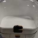 Makeup Organizer Countertop, Skincare Holder Bathroom Counter Organizer, Storage Box Cosmetic Display Cases, Teen Girl Gifts Make up Organizers for Vanity, Dresser (Rose Gold)