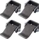 SPARKWHIZ Weld on Trailer Hinges Heavy Duty Greaseable Dump Trailer Trucks Gate Door Hinge, Strap Style Short Leaf, Pack of 4