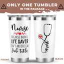 Nurse Gifts for Women - Nurses Week Gifts - Appreciation Gift for Nurses - Nurse Rn Practitioner Ideas for Women - Retirement, Graduation Nursing Student Gift - 20 Oz Stainless Steel Tumbler