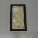 Cocomii - Rectangle Case Compatible with iPhone 12/ 12 Pro - Real Mother of Pearl, Opalescent Seashell, Glossy, Women Girls Men, Protective Phone Case for iPhone 12/ 12 Pro 6.1 inch, Iridescent