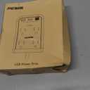 Surge Protector Power Strip with 3 USB Wall Plug(1 Type C), 4 AC Socket Wall Adapter, Electrical Outlet Extender Stick with 8 ft Thin Extension Cord, Home Office Dorm Room Essentials, White