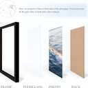 24x36 Poster Frame Black, Poster Frames 24 x 36 inches or 24x36 Picture Frames with HD Plexiglass Durable and Scratch-proof for Horizontal or Vertical Wall Mounting, 1 Pack