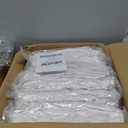 VEVOR 50 Pcs White Chair Covers Polyester Spandex Chair Cover Stretch Slipcovers for Wedding Party Dining Banquet Flat-Front Chair Covers