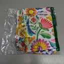 Horaldaily Mexico Tablecloth 52x70 Inch Rectangular, Halloween Cinco De Mayo Fiesta White Washable Seasonal Table Cover for Party Picnic Dinner Decor