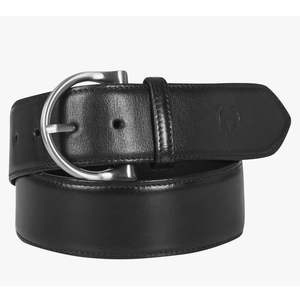 Kerrits Women's Simple D Equestrian Leather Belt – Wide English Horse Riding Belt