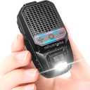 INFURTURE Wearable Bluetooth Speaker Clip on Speaker with RGB/Flashlight Shower Speake Built-in Noise Reduction Mic, Bathroom Speakers for Hands-Free Music/Calls-for Work/Riding/Outdoor, Ideal Gifts