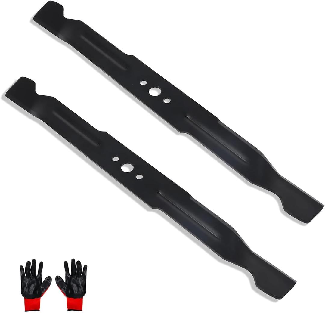 AB4200D Mower Blade Set Compatible with EGGO Power+ 42Z6 Zero Turn Riding Mower Models ZT4204L, 2 Pack 21 Inch Mulch Lawn Mower Blade