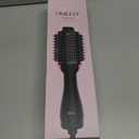 Hair Dryer Brush Blow Dryer Brush in One, Upgraded 4 in 1 Hair Dryer and Styler Volumizer with Negative Ion Anti-frizz Ceramic Titanium Barrel Hot Air Hair Straightener Brush
