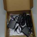 Single Under Cabinet LED Puck Light, Curio Display Case Shelf Counter Accent Lighting, 120V Electric Wired Wall Plug in, On Off Switch, Black Cords, 2 Packs, Daylight