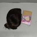 ENTRANCED STYLES Brown Highlight Wig with Bangs for Women Short Wavy Curly Brown Bob Wigs Medium Length 14 inch Synthetic Hair for Daily Party Use (Brown Mix Blonde)