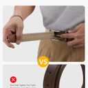 CHAOREN Stretch Belt Men 2 Pack - 1 3/8" Braided Golf Belts For Men - Casual Elastic For Pants and Jeans