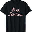 Grease Pink Ladies Font T-Shirt, M