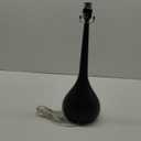 STGLIGHTING Metal Table Lamp Base with Plug in Cord Round Heavy Desk Lamp Base Table Lamp Accessories and Parts Replacement lamp Holder E26 for Sitting Room Bedroom,DIY Projects,Black