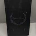 Watch Box, Watch Case for Men Women with Large Glass Lid, Wooden Watch Display Storage Box with 12 - Slots, Charcoal Black Mens Watch Box Organizer