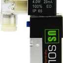 U.S. Solid 1/4inches NPT 3 Way 2 Position Pneumatic Electric Solenoid Valve DC 12 V