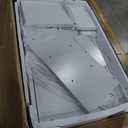 Palimder Vanity Desk with Mirror and Light, Large Drawer and Three Level Storage Dresser, 3 Lighting Modes Adjustable Brightness, Bedroom Dressing Table (White)