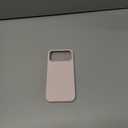 ORNARTO Compatible with iPhone 17 Pro Max Case 6.9", Slim Liquid Silicone 3 Layers Soft Gel Rubber Shockproof Protective Cover with Anti-Scratch Microfiber Lining-Chalk Pink