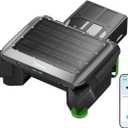 Solar Powered Pool Skimmer Robotic, Automatic Pool Surface Cleaner with APP Support, 24/7 Continuous Cleaning, Dual Charging Modes, Twin Salt Chlorine Tolerant Motors, Ideal for All Swimming Pool