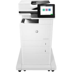 HP LaserJet Enterprise MFP M635fht Monochrome All-in-One Printer with Built-in Ethernet, 2-Sided Printing, Extra Paper Tray & Wheeled Stand (7PS98A)