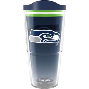 Tervis NFL Seattle Seahawks - Forever Fan Made in USA Double Walled Insulated Tumbler Travel Cup Keeps Drinks Cold & Hot, 24oz, Classic