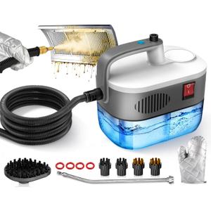 Steam Cleaner, 6-Level Adjustable, 10s Heat-Up, 1200ML Large Tank, 2500W Portable Steamer for Cleaning with Multi-Surface Accessories, Handheld Steam Cleaner for Home & Car, Dirt, Grease, Grout,Tile