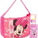 Disney Minnie Mouse Purse for Girls - Dress-Up Bundle with Stylish Girls' Handbag Plus Stickers, More | Minnie Mouse Accessories