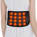 UTK Heating Pad for Lower Back Pain Relief, Cordless Far Infrared Heating Pad for Back Pain Relief, Wireless Heating Belt for Waist, Lumbar, Abdomen, Electric 3 Heat Settings Up to 149