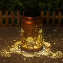 Birthday Gifts for Women - Mothers Day Gifts for Mom, Grandma, Solar Lanterns Outdoor Waterproof - Turtle Solar Lights Outdoor Garden Decor for Outside,Patio, Yard
