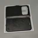 OCASE for iPhone 17 Pro Detachable Wallet Case with Card Holder, 2 in 1 PU Leather Flip Folio with RFID Blocking Stand Wrist Strap Shockproof Phone Cover 6.3 Inch 2025, Black