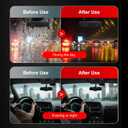 2 x Powerful Windshield Cleaner & Oil Film Remover, Glass Cool - Glass Cleaning Mouse, Windshield Cleaning Tool Streak-Free Formula Fast-Acting And Easy To Use For All Glass Surfaces