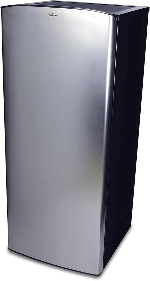 Koolatron Refrigerator - Fridge With Freezer For Kitchen, Bedroom, office, Dorms, Cool Storage For Beverages, Compact Free Standing, Neveras Pequepara, 6.2 Cubic Feet Capacity, White