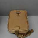 PIIOSER Breastmilk Cooler Travel Bag with Ice Pack, Insulated Bottle Bags Fits 6 Baby Bottles Up to 9 Ounce, Double Layer Waterproof Leak-Proof with Shoulder Strap for Nursing & Working Mom (Brown)