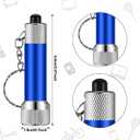 Jutom 24 Pcs Mini LED Flashlights Keychain Bulk Mini Screwdriver Keychain Set Father's Day Adult Tool Favors Prize for Father Men Husband Neighbor Gifts (Multicolor)