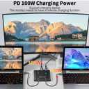 KCEVE USB C Switch 2 in 1 Out, USB Type C KVM Switch 2 Computers 1 Monitor, 8K@60Hz / 4K@120Hz / 20Gbps/ USB 3.1 Gen 2 / 100W PD/Compatible with Thunderbolt Devices/Wired Remote, 1 USB-C Cable