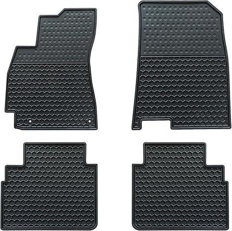 Car Floor Mats Custom Fit for Hyundai Elantra 2025 2024 2023 2022 2021 Odorless Washable Heavy Duty Rubber (All Weather) Floor Liners Black