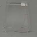 REBECCA LUXURIOUS Acrylic Guest Towel Napkin Holder, Hand Towel Tray, Bar Napkin Holder, Bathroom- Closet Organizer, Clear Vanity Storage for Shelf, Counter, Store Makeup, Cosmetics, Toiletries, 9"x5"