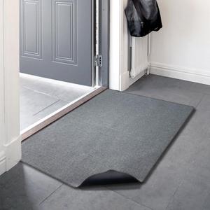 Yancorp 2.46'X4'Ultra Thin Big Bathroom Rugs,Low Profile Bath Mat Non Slip Fit Under Door Absorbent Shower Sink Washable Large Indoor Door Mat Entrance