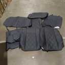 for Tacoma Seat Covers Custom Fit for 2016-2023 Crew Double Access Cab/Extended Cab Toyota Tacoma with Water Proof Faux Leather - Center Console Armrest Covers - Fully Covered (Black)