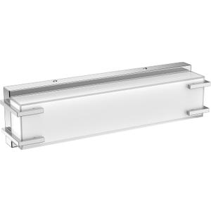 Bathroom Light Fixture Over Mirror 16" Vanity Light with Milky White Lampshade 4000K Daylight Brushed Nickel Bath Bar (Brushed Nickel)